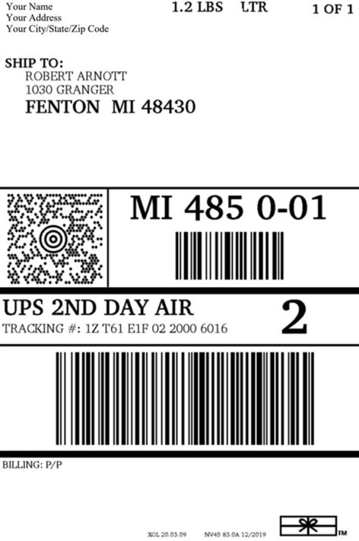 What is a UPS prepaid label?