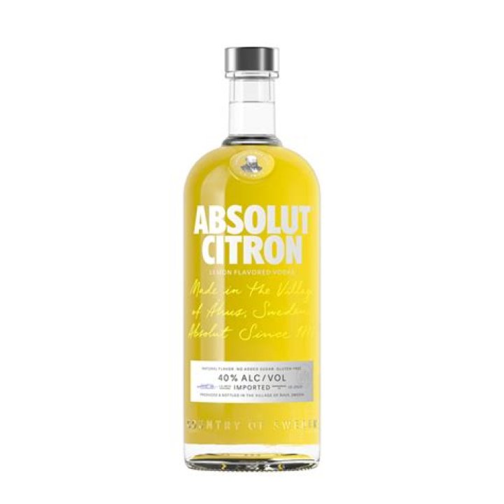 What is Absolut Citron vodka made from?
