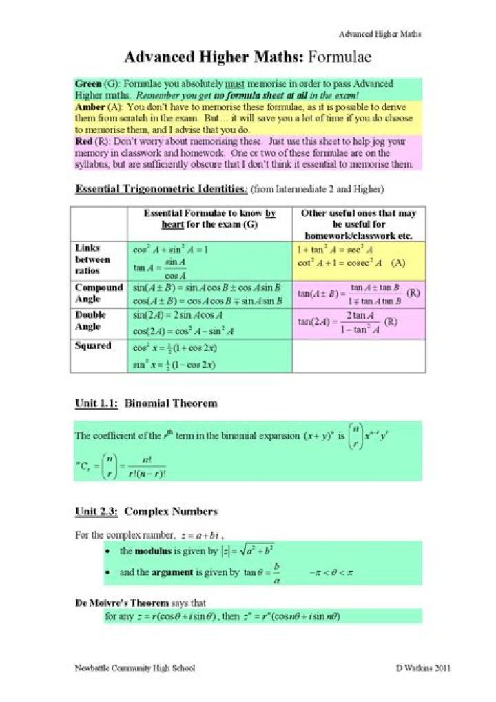 What is advanced math used for?