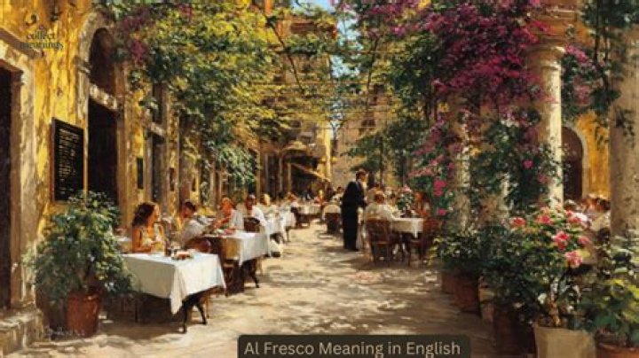 What is al fresco mean?