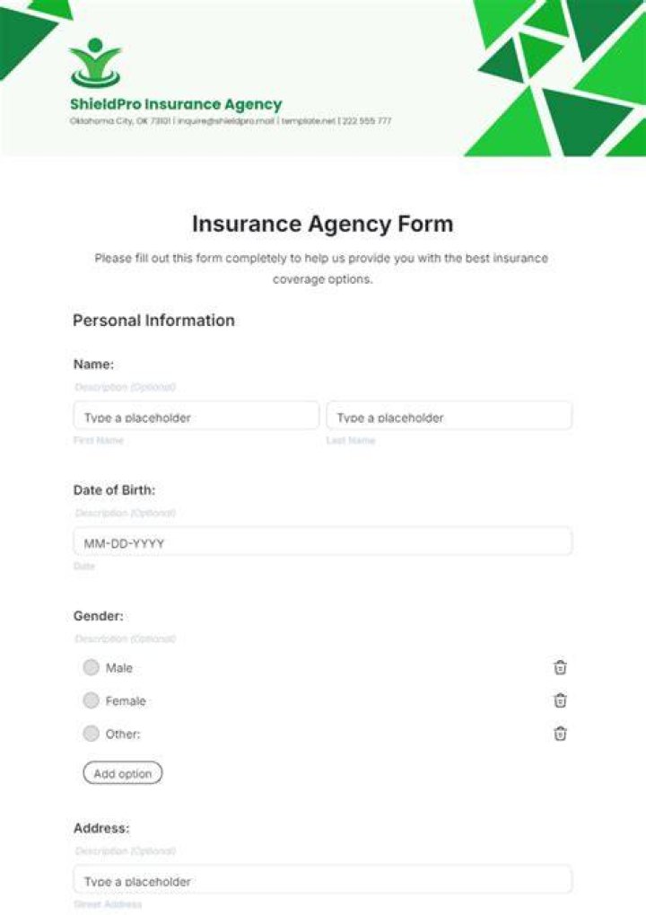 What is an FS 1 form for insurance?