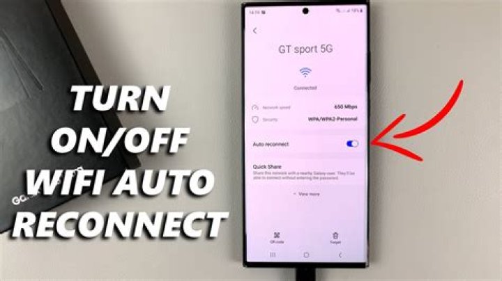What is auto reconnect in WiFi?