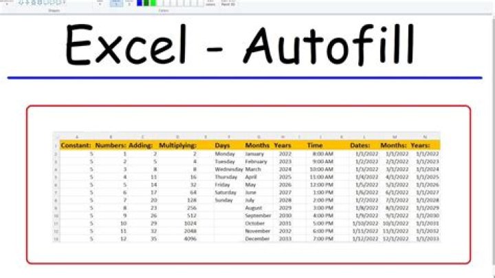 What is AutoFill in spreadsheet?