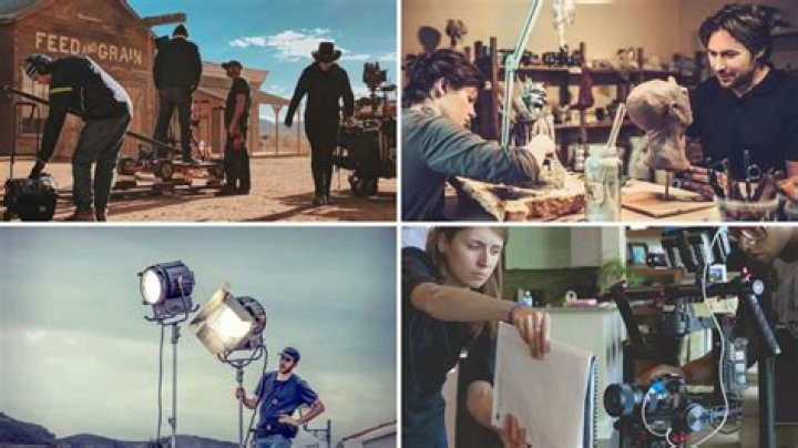 What is below the line in film?