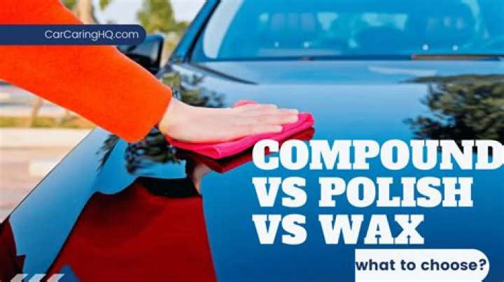 What is difference between polish and wax?