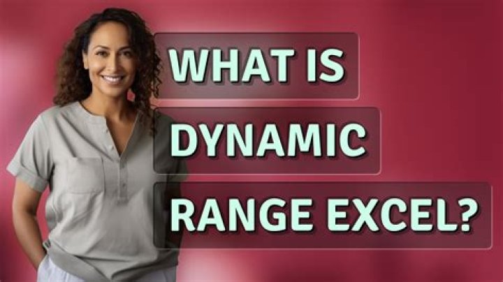 What is dynamic range excel?