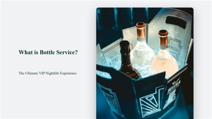 What is European bottle service?