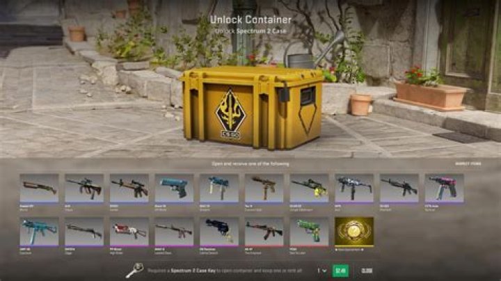 What is in each CS GO case?