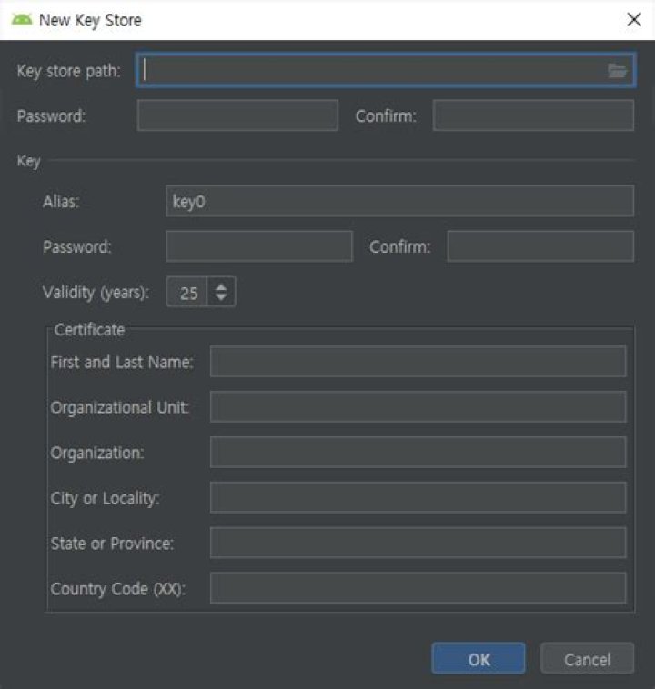 What is keystore path?