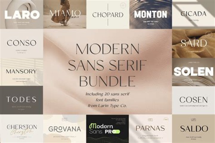What is modern serif?