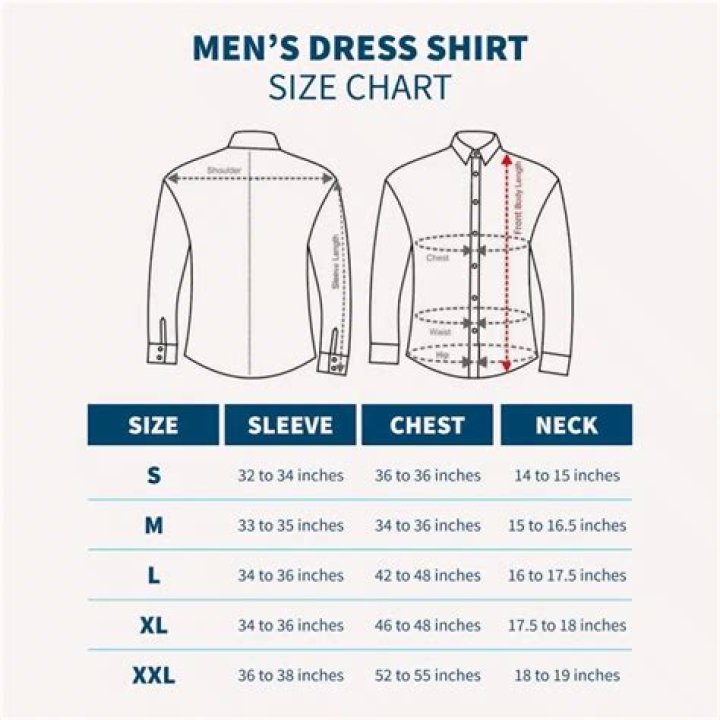 What is neck size dress shirt?
