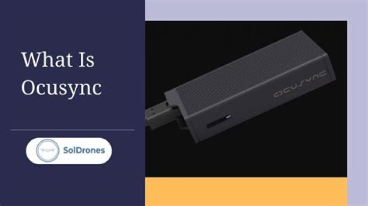What is OcuSync transmission?