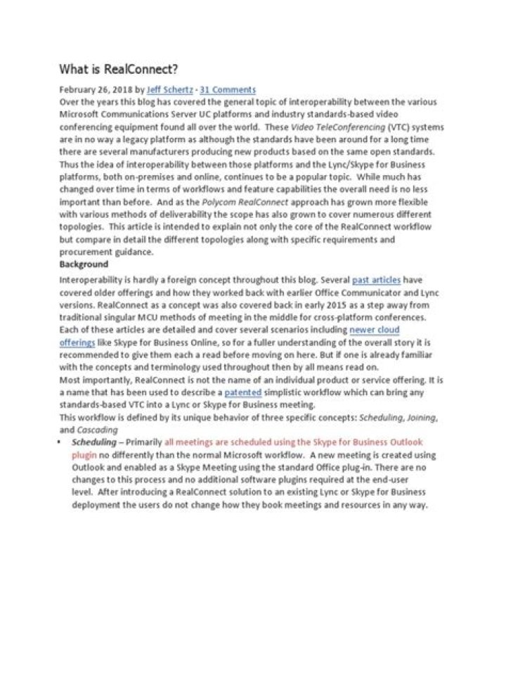 What is RealConnect?