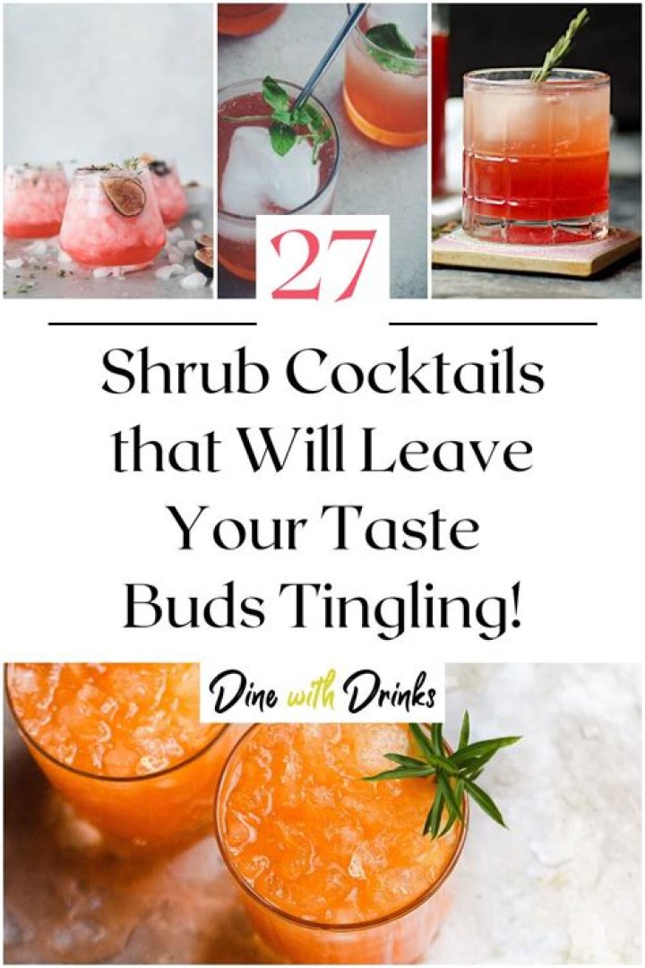 What is Shrub cocktail?