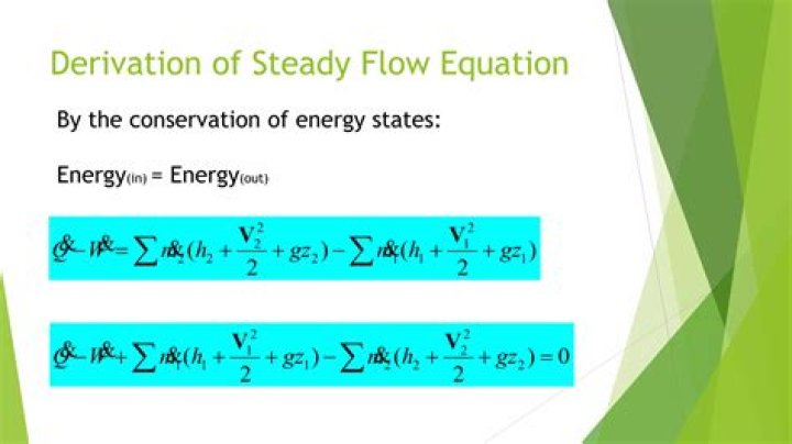 What is steady flow energy equation in thermodynamics?