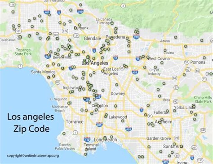 What is the country code for Los Angeles California?
