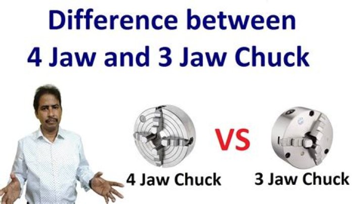 What is the difference between 3 jaw and 4-jaw chuck?