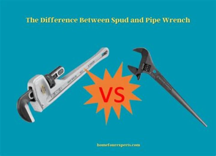 What is the difference between a spud wrench and a pipe wrench?