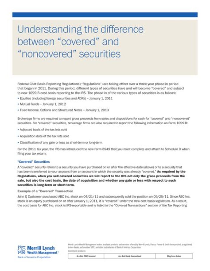What is the difference between covered and noncovered capital gains?