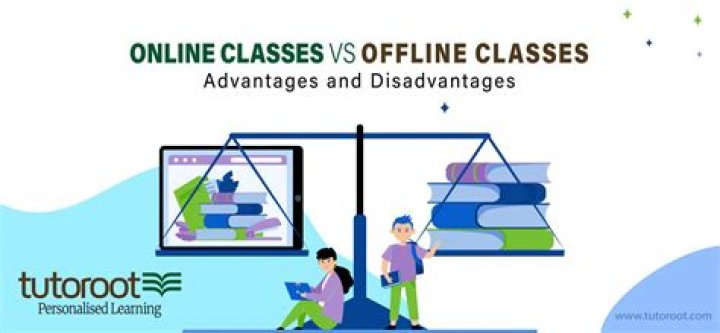 What is the difference between online classes and offline classes?
