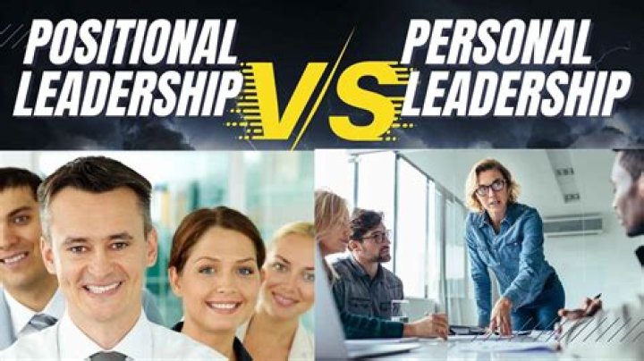 What is the difference between personal leadership and positional leadership?
