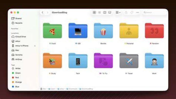 What is the Home folder in Mac?