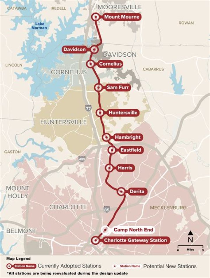 What is the light rail in Charlotte NC?