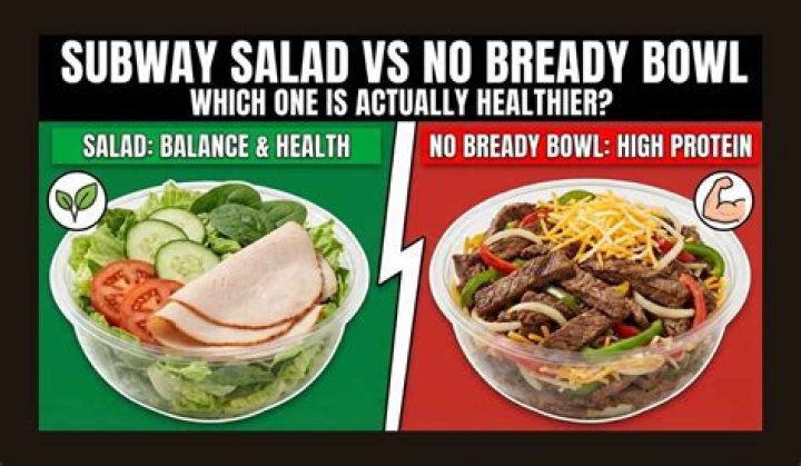 What is the lowest carb salad at Subway?