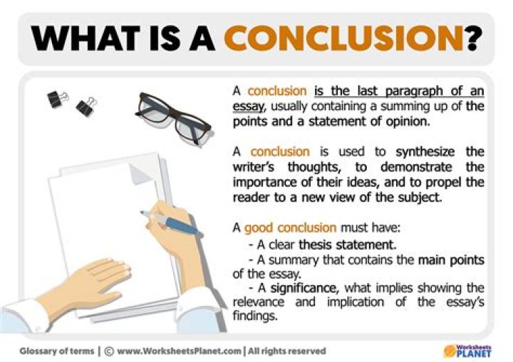 What is the meaning of conclusion?