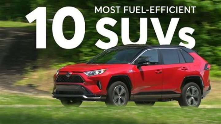 What is the most fuel-efficient SUV with 3rd row?