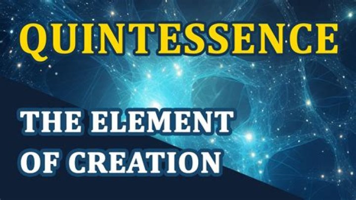 What is the quintessence of dust?