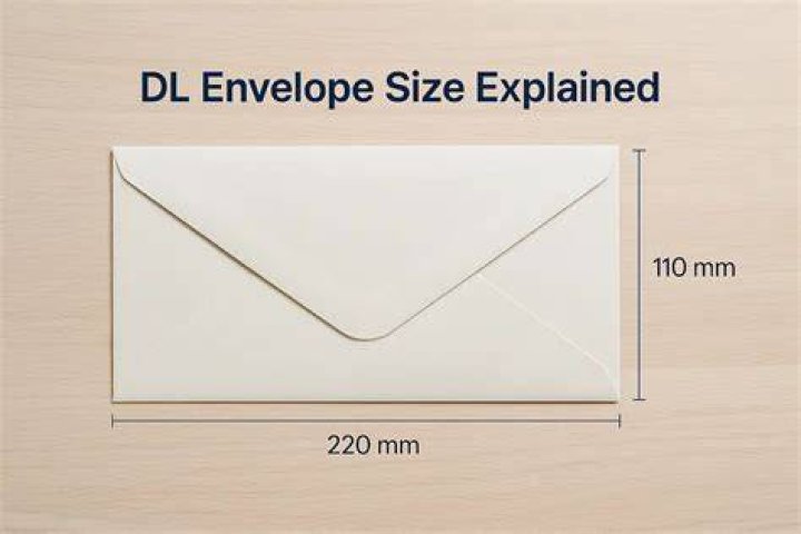 What is the size of a DL envelope?