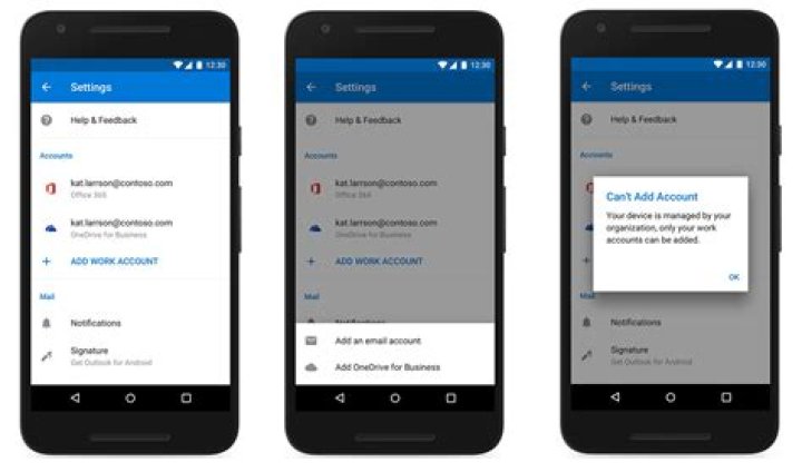 What is universal outlook mobile device?