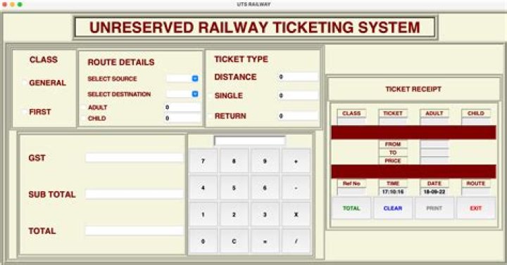 What is unreserved ticketing system?