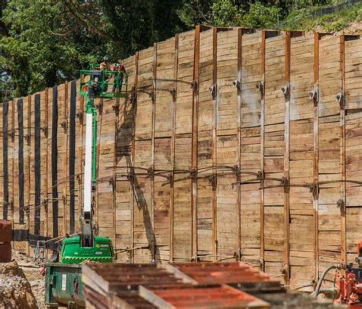 What is wooden pile?