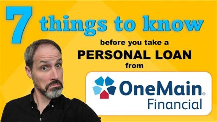 What kind of loans does OneMain Financial offer?