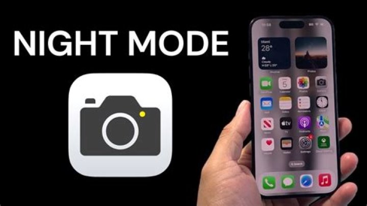 What phones have night mode camera?