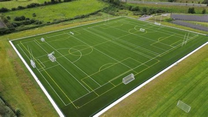 What sand is used on football pitches?