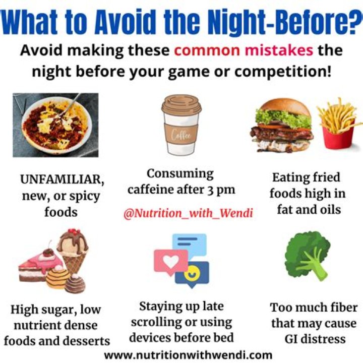 What should I eat the night before a strongman competition?