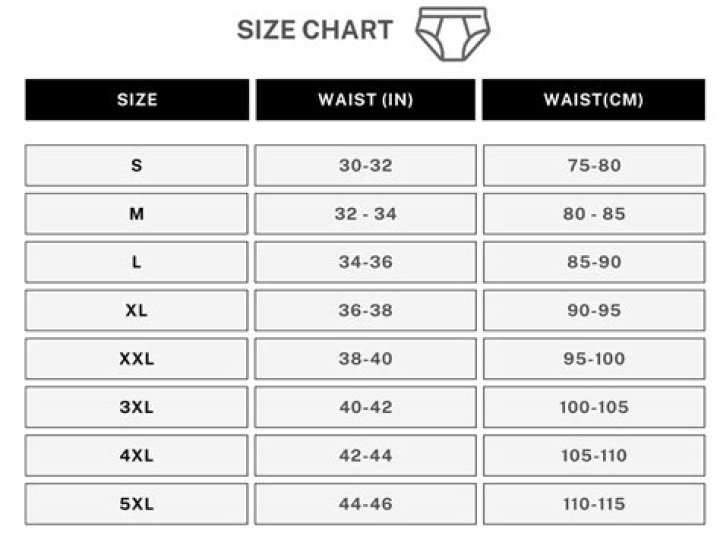 What size is 2T in underwear?