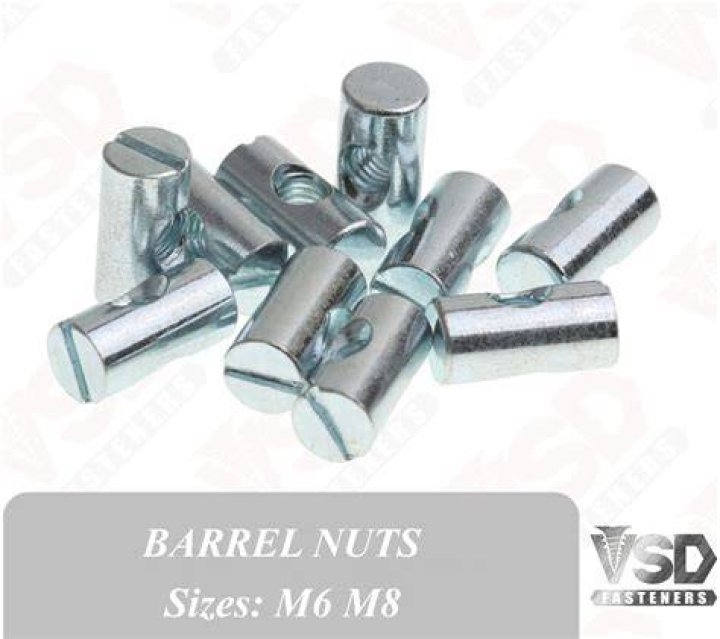 What size is M6 barrel nut?