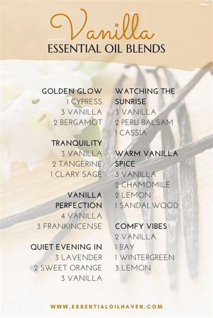 What smell goes well with vanilla?