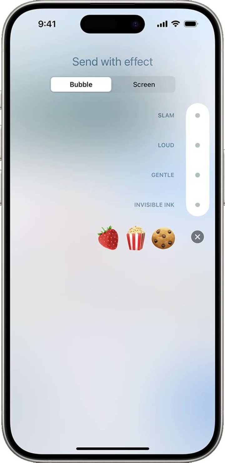 What texts send effects?