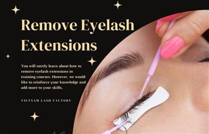 What to use to remove lash extensions?