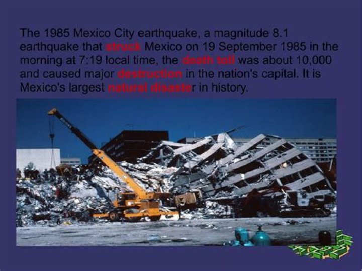 What was the effects of the 1985 Mexico City earthquake?