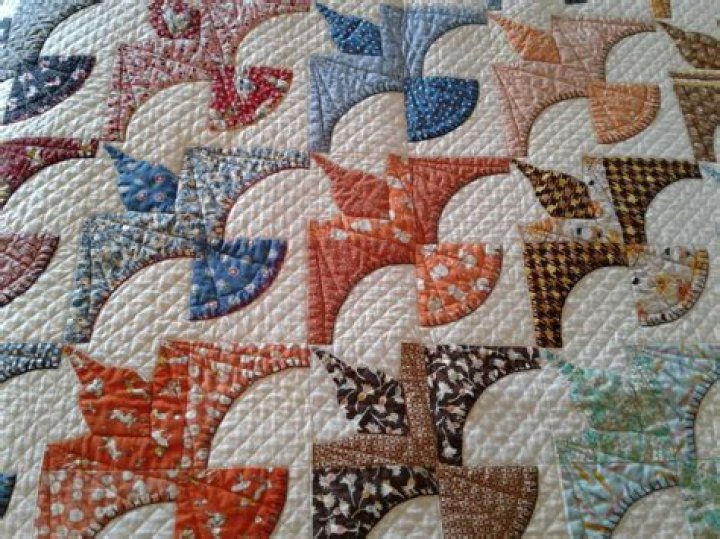 What was the meaning of drunkards path in a quilt?
