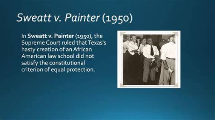 What was the outcome of the court case Sweatt v painter?