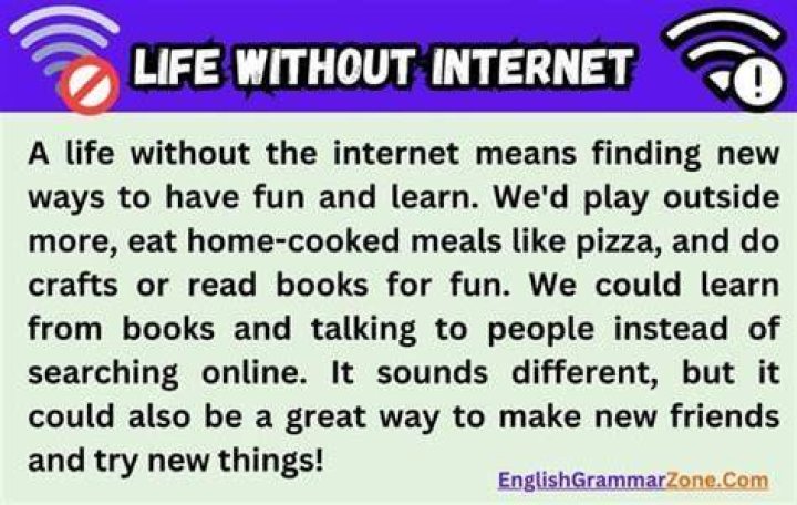 What would people's lives be like without Internet?