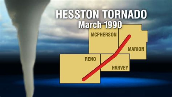 What year was the Hesston tornado?