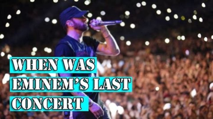 When did Eminem last perform?